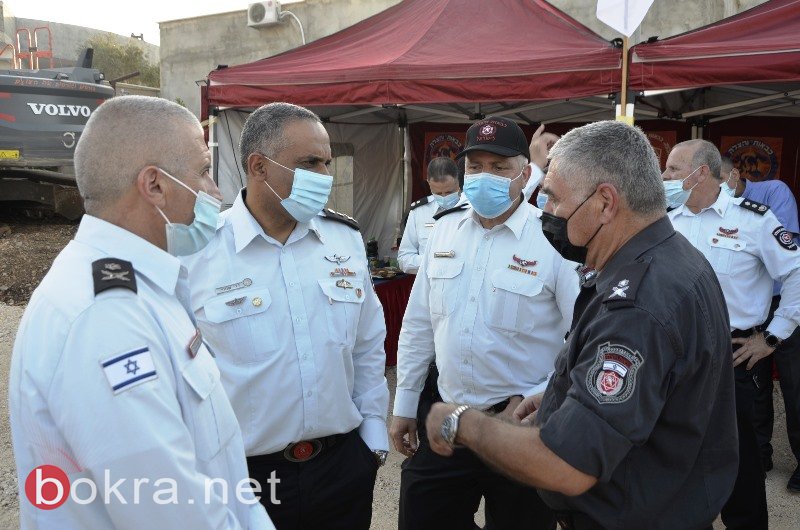 الاحتفال بوضع حجر الأساس لمحطة الإطفاء والإنقاذ في عرابة-21