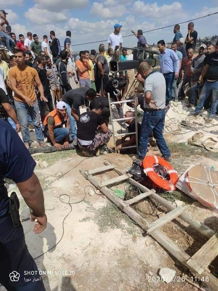 الخليل: مصرع 6 أشخاص من عائلة الشوامرة بعد سقوطهم داخل حفرة عميقة-0