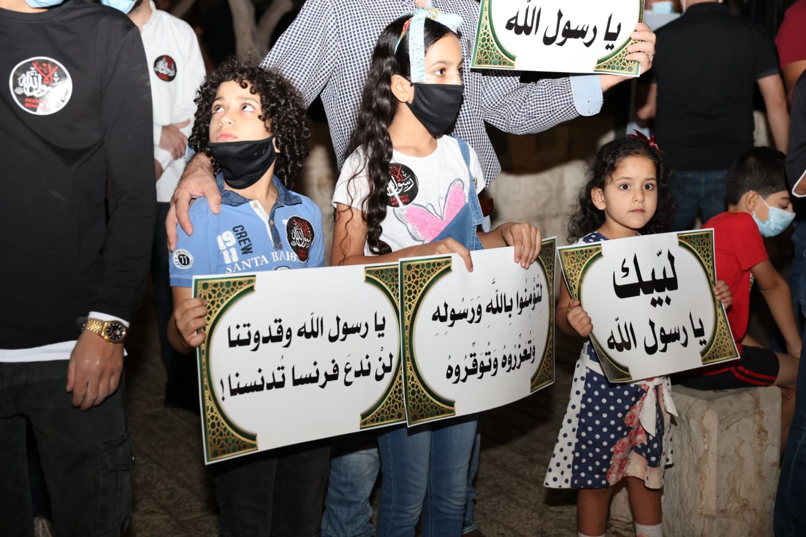 الناصرة: وقفة إحتجاجية حاشدة ضد تصريحات الرئيس الفرنسي ضد الإسلام والرسول-4
