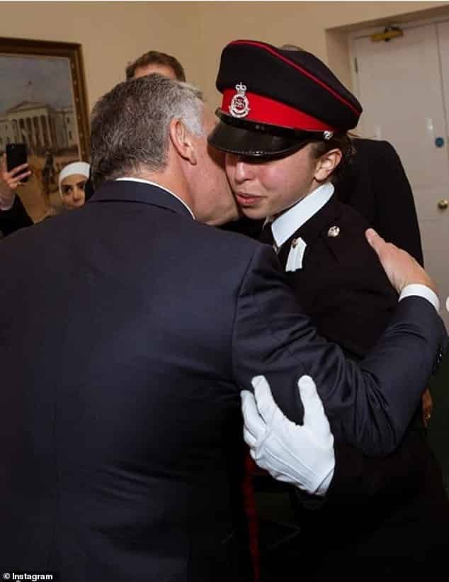 تخرج ابنة الملك عبد الله من الأكاديمية العسكرية البريطانية-2