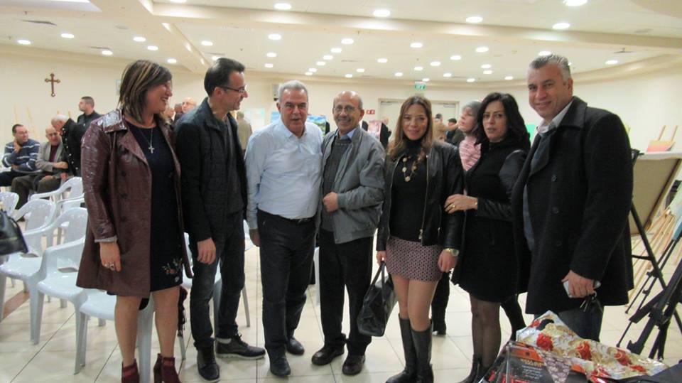 الشخصية الوطنية الياس جبور جبور من شفاعمرو وتأثره في أمسية تكريمه في نادي حيفا الثقافي -19