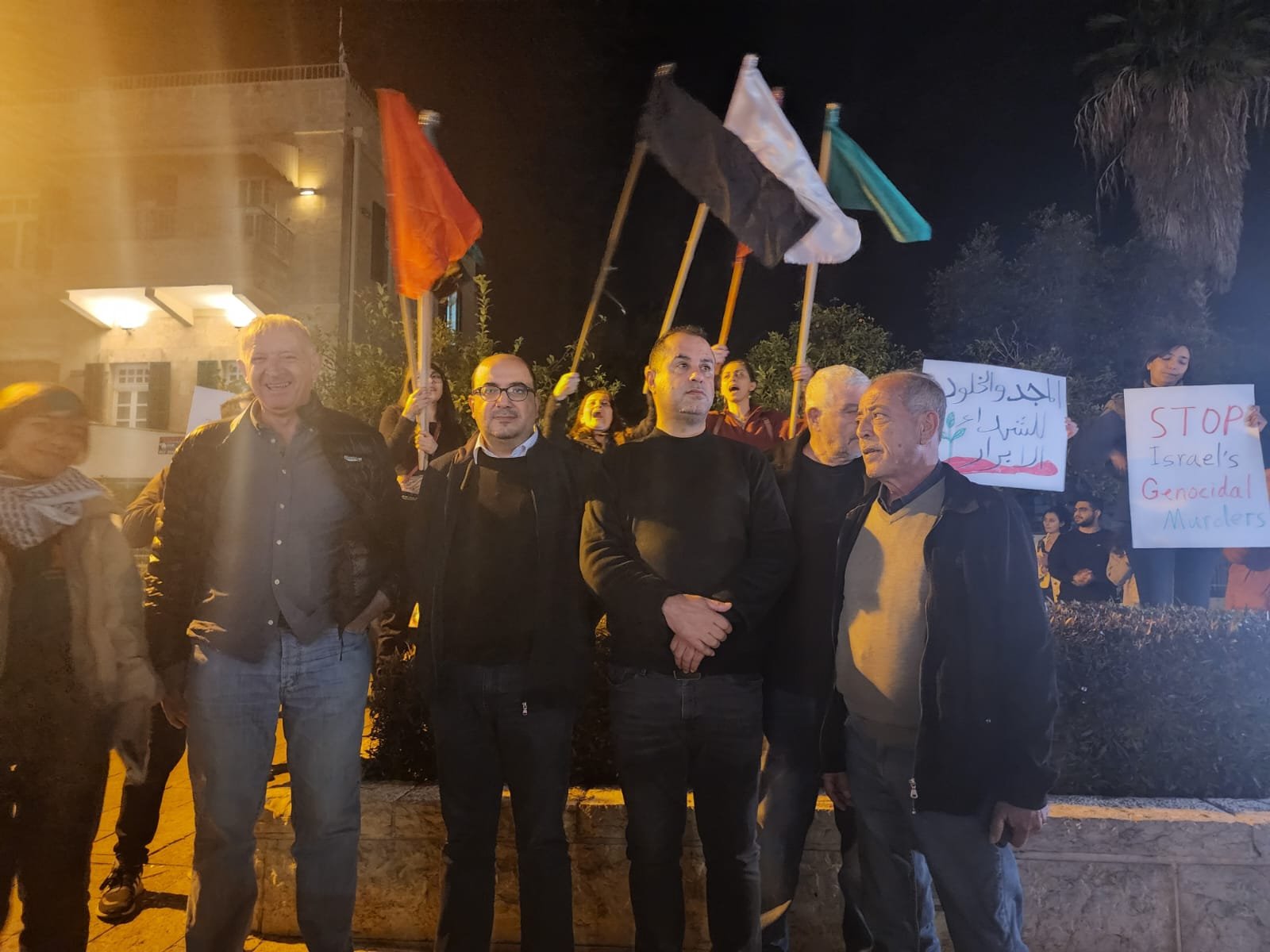 مظاهرة في حيفا منددة بمجزرة جنين، اعتقالات وقوات مكثفة من الشرطة-3