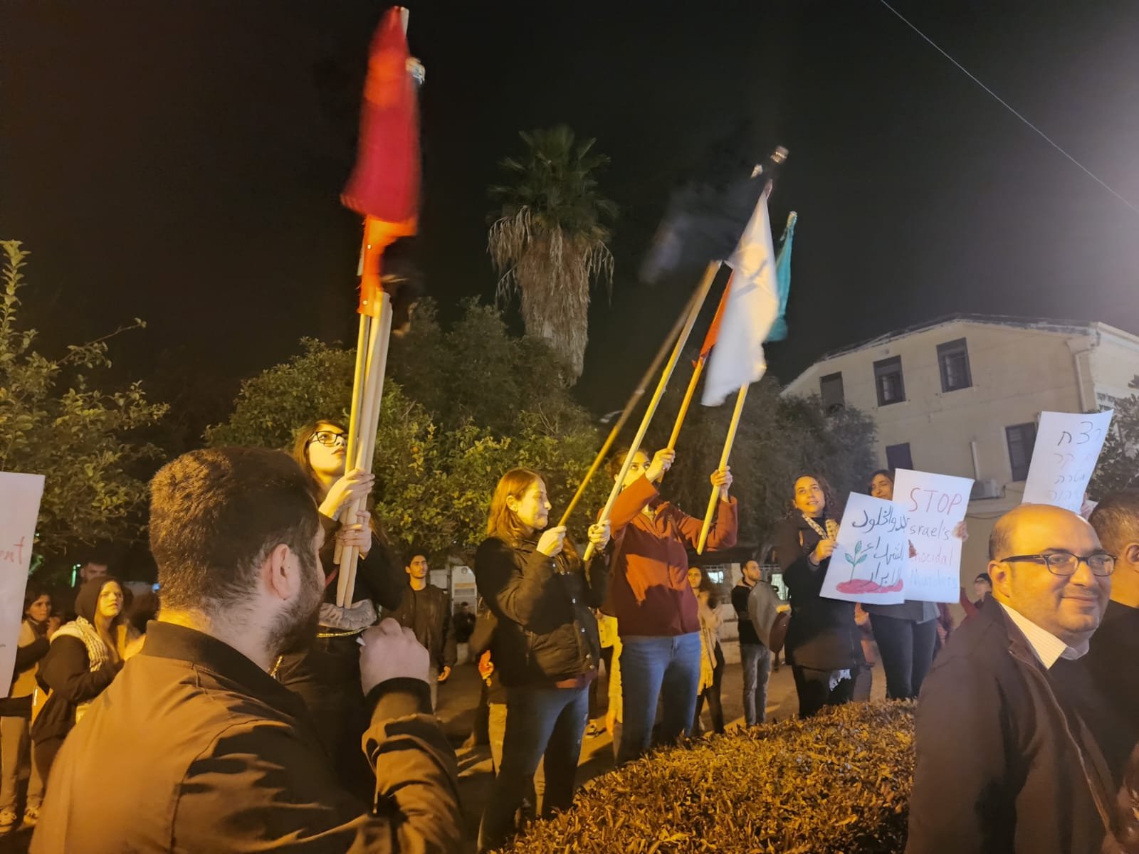 مظاهرة في حيفا منددة بمجزرة جنين، اعتقالات وقوات مكثفة من الشرطة-4