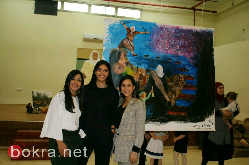 تنظيم معرض فني في مدينة الطيبة يطرح قضايا المرأة والأرض بمشاركة طالبات وخرّيجات كليّة الفنون همدراشا في بيت بيرل -9