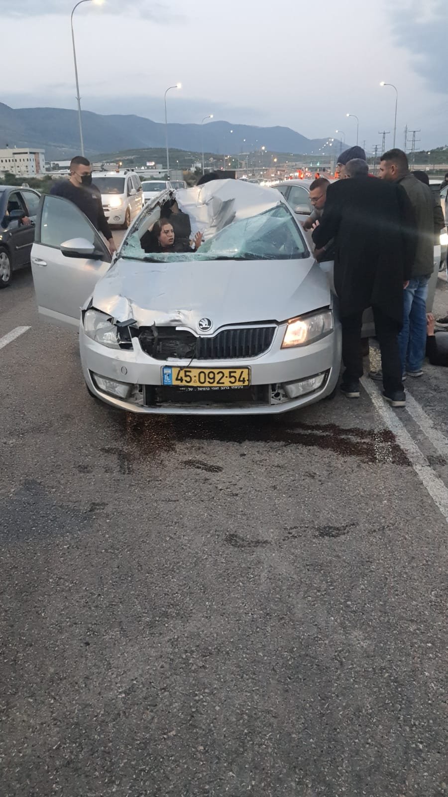 حادث طرق قرب مجد الكروم بين مركبة وحصان: 4 اصابات-0