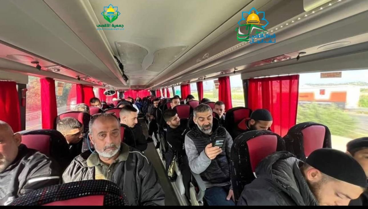 جمعية الأقصى: 492 حافلة للأقصى المبارك خلال النصف الأول من رمضان ضمن مشروع قوافل الأقصى-0