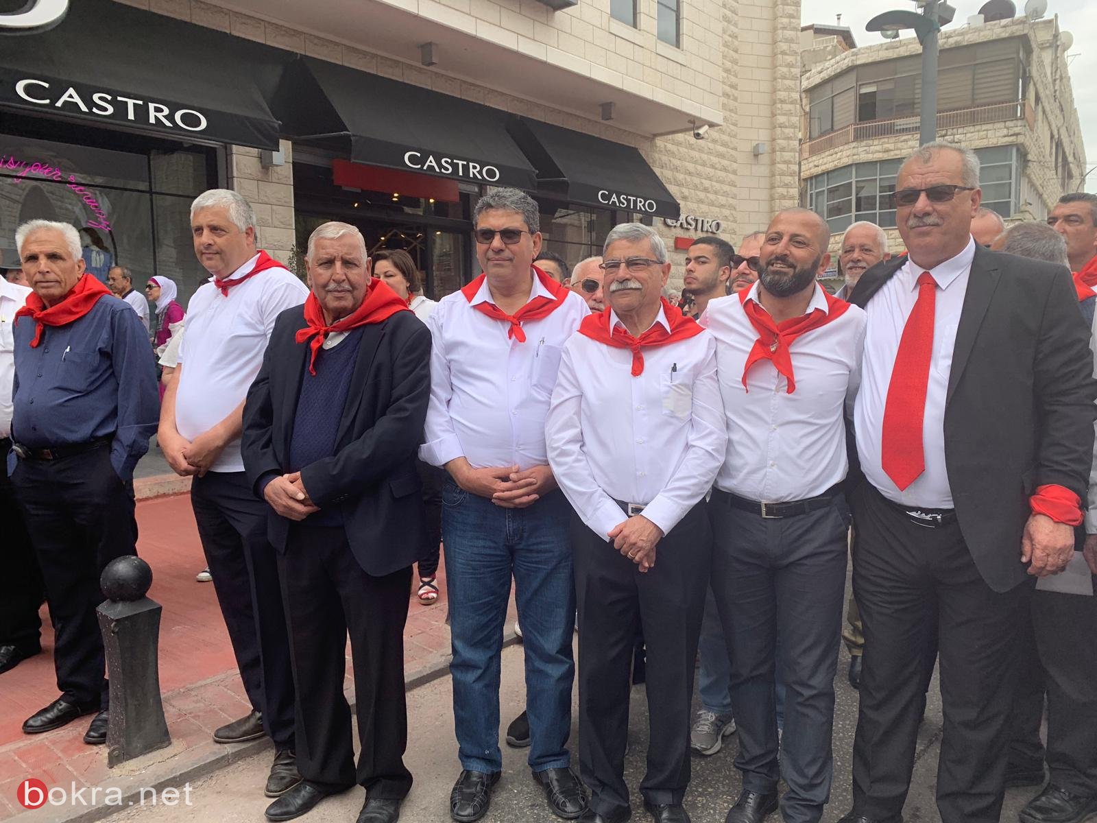 الناصرة: انطلاق مسيرة الأولّ من ايّار من شارع توفيق زيّاد-40