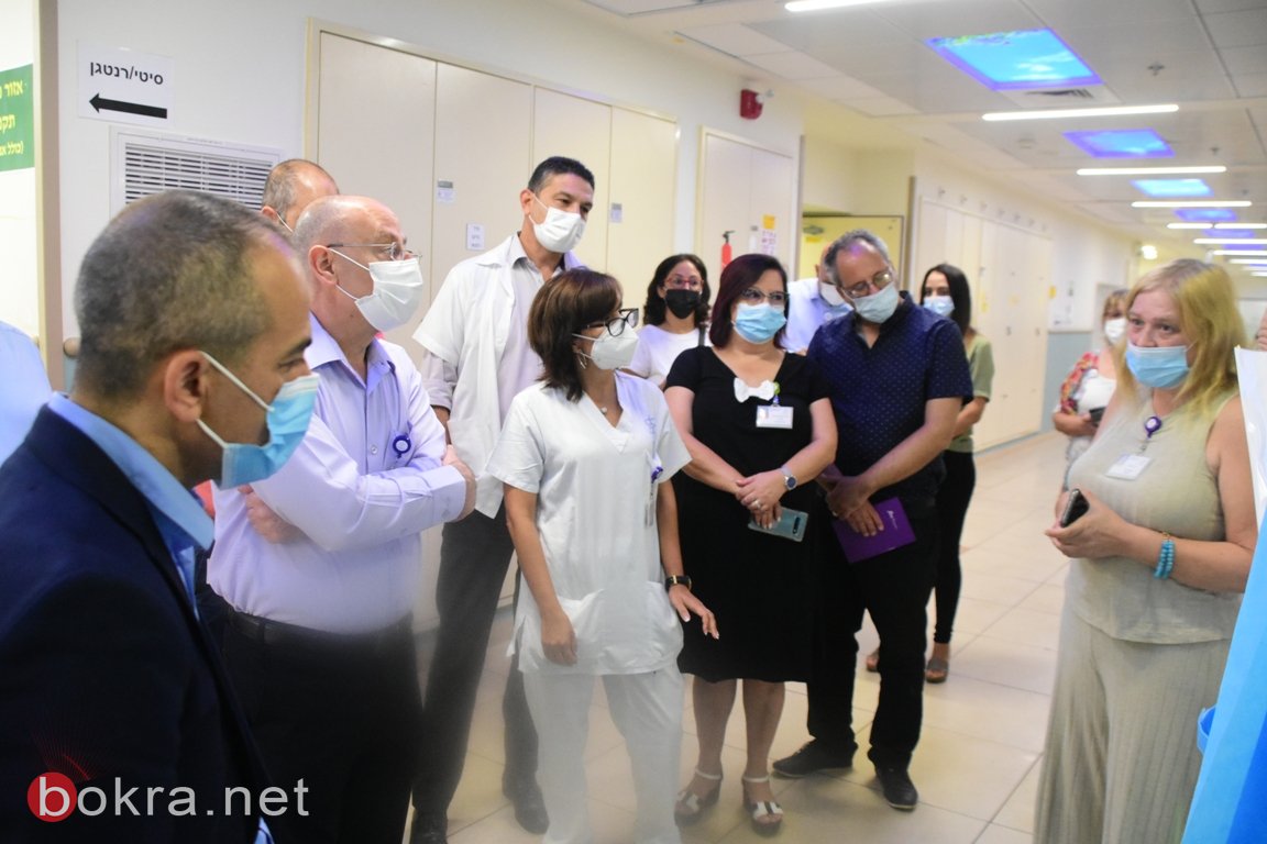 جامزو يزور مستشفى نهاريا، ويصرح لـ"بكرا": يكفي القاء اللوم على المجتمع العربي-24
