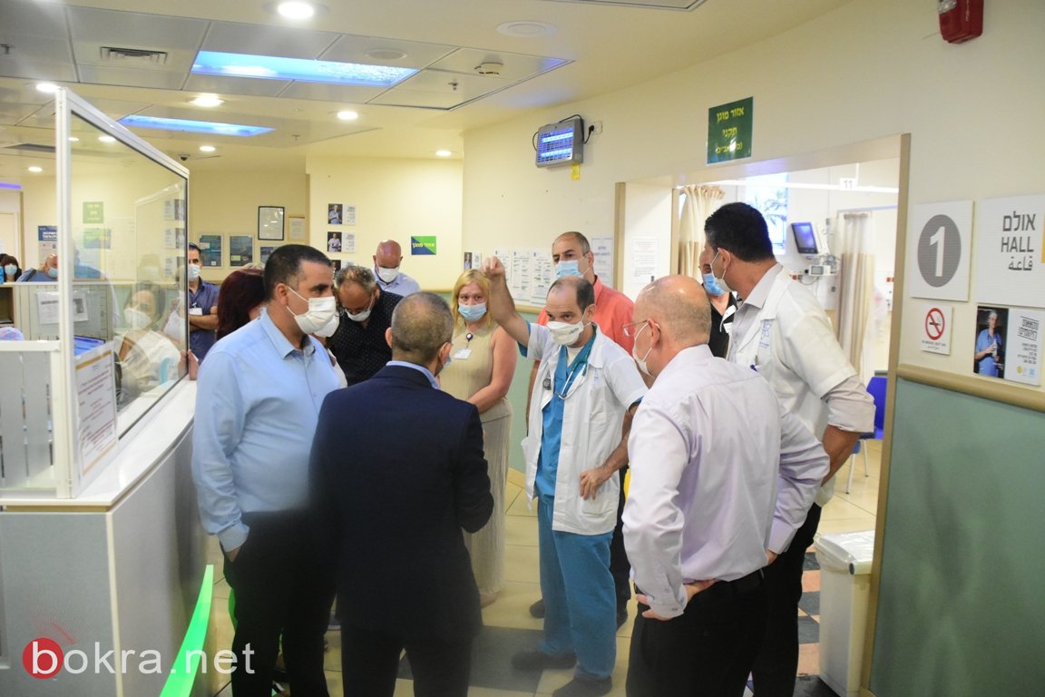 جامزو يزور مستشفى نهاريا، ويصرح لـ"بكرا": يكفي القاء اللوم على المجتمع العربي-25