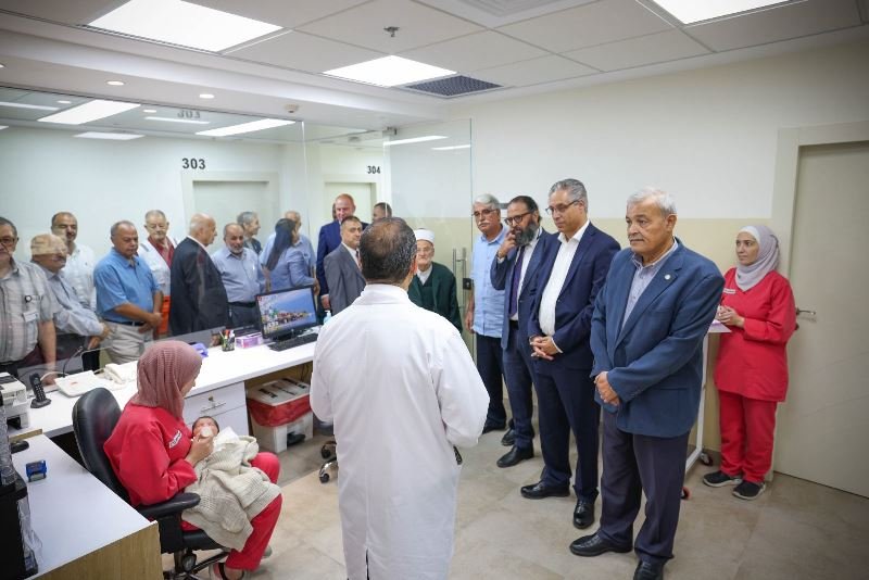 الهلال الأحمر الفلسطيني : افتتاح القسم الفندقي والمستودع المركزي التابع لمستشفى الولادة-2