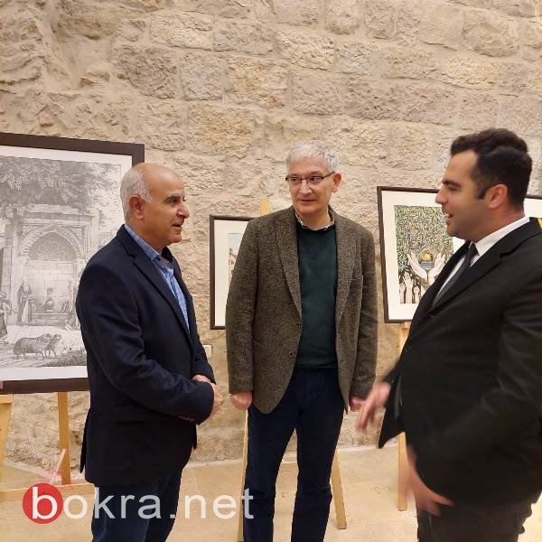 بحضور السفير التركي.. افتتاح معرض "لوحات القدس التراثية"-4