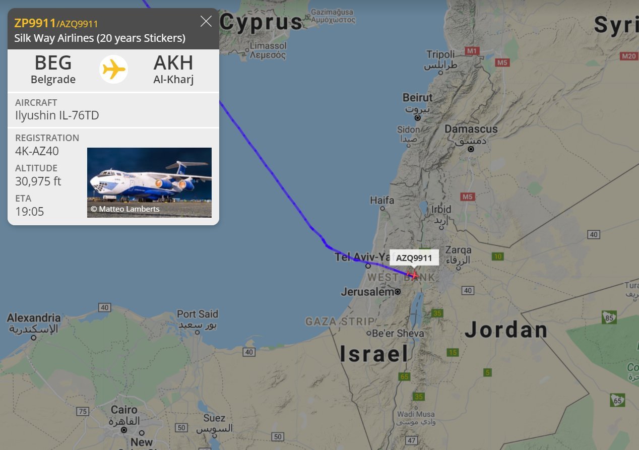 صحافي إسرائيلي: طائرة تحمل معدات عسكرية متجهة إلى السعودية تمر في إسرائيل-0