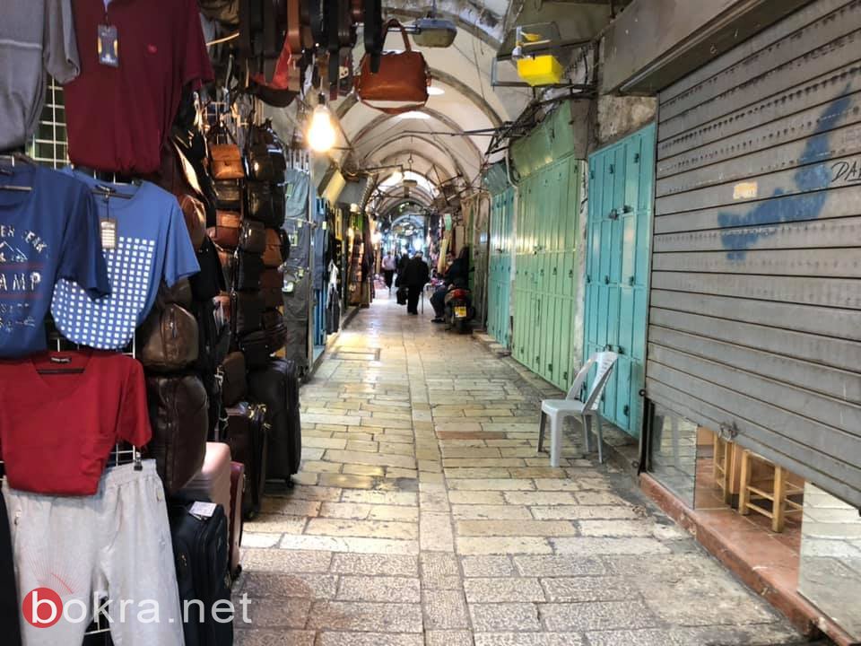  عودة الحياة جزئيا الى شوارع القدس ضمن إجراءات وقائية-2