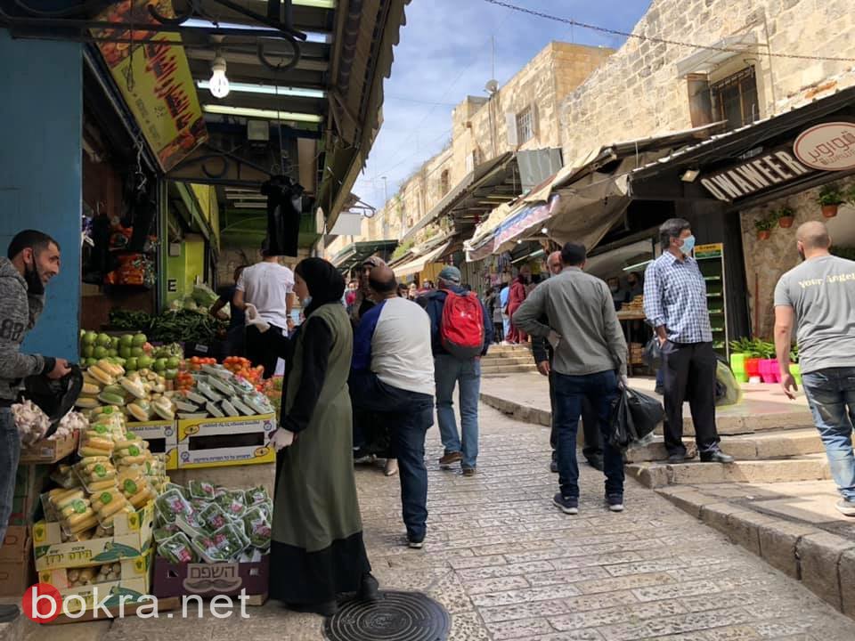  عودة الحياة جزئيا الى شوارع القدس ضمن إجراءات وقائية-7