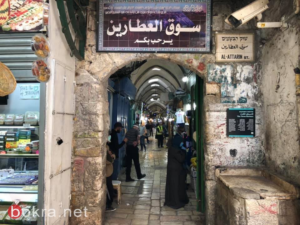  عودة الحياة جزئيا الى شوارع القدس ضمن إجراءات وقائية-8