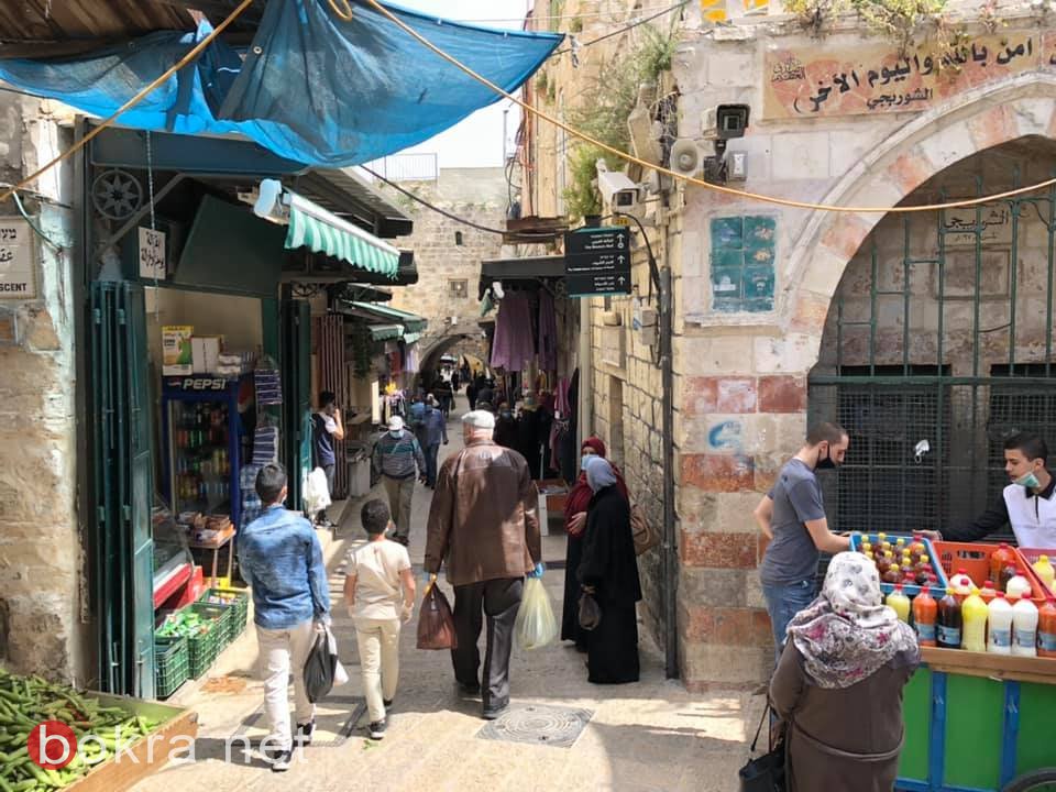  عودة الحياة جزئيا الى شوارع القدس ضمن إجراءات وقائية-18
