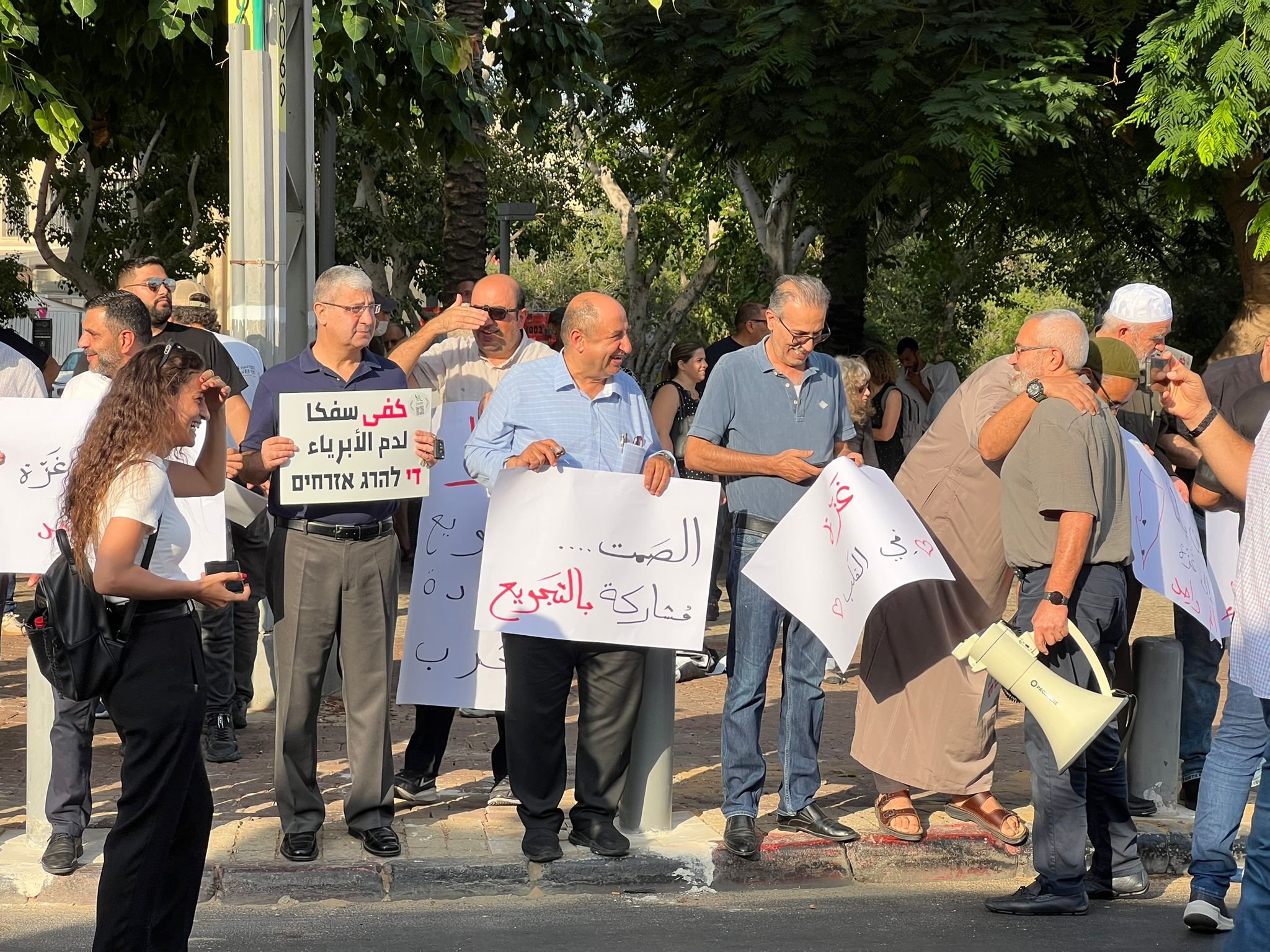 تظاهرة في يافا تندد بالحرب على غزة وتجويع السكان: "غزة تستحق الحياة"-10