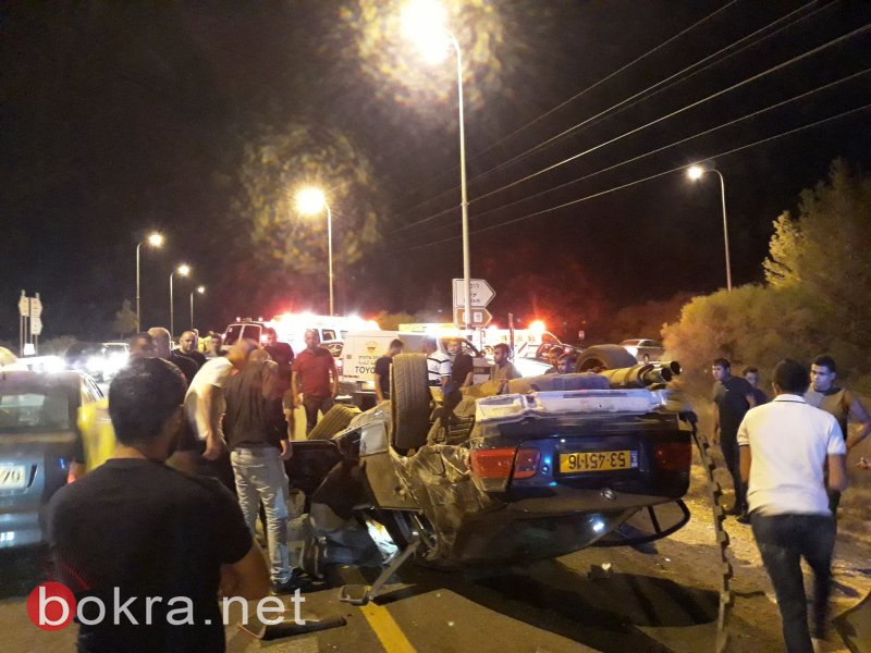 اصابتان في حادث طرق بين عرابة ودير حنا -1