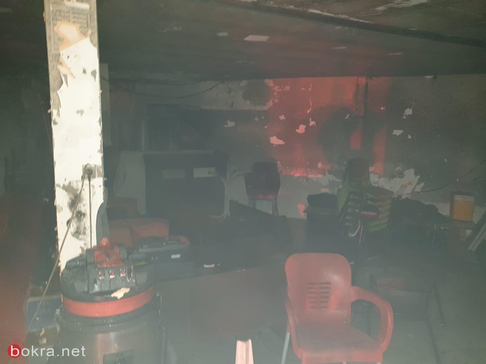 حريق بمحل لغسيل السيارات في الجديدة المكر-1
