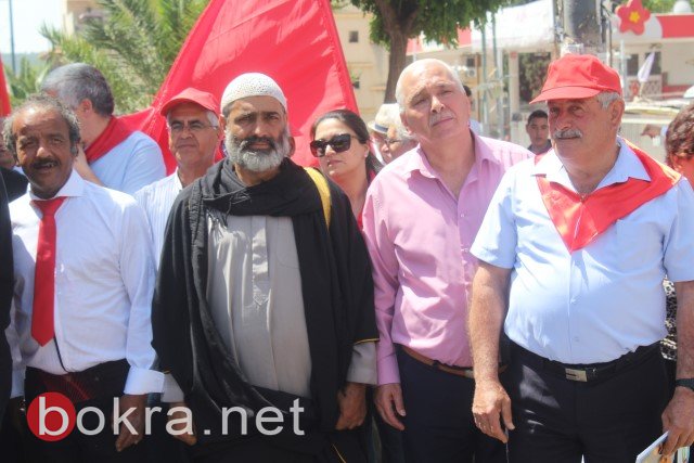 الناصرة: مشاركة واسعة في مظاهرة الأول من أيار وبحضور الراية السورية-28