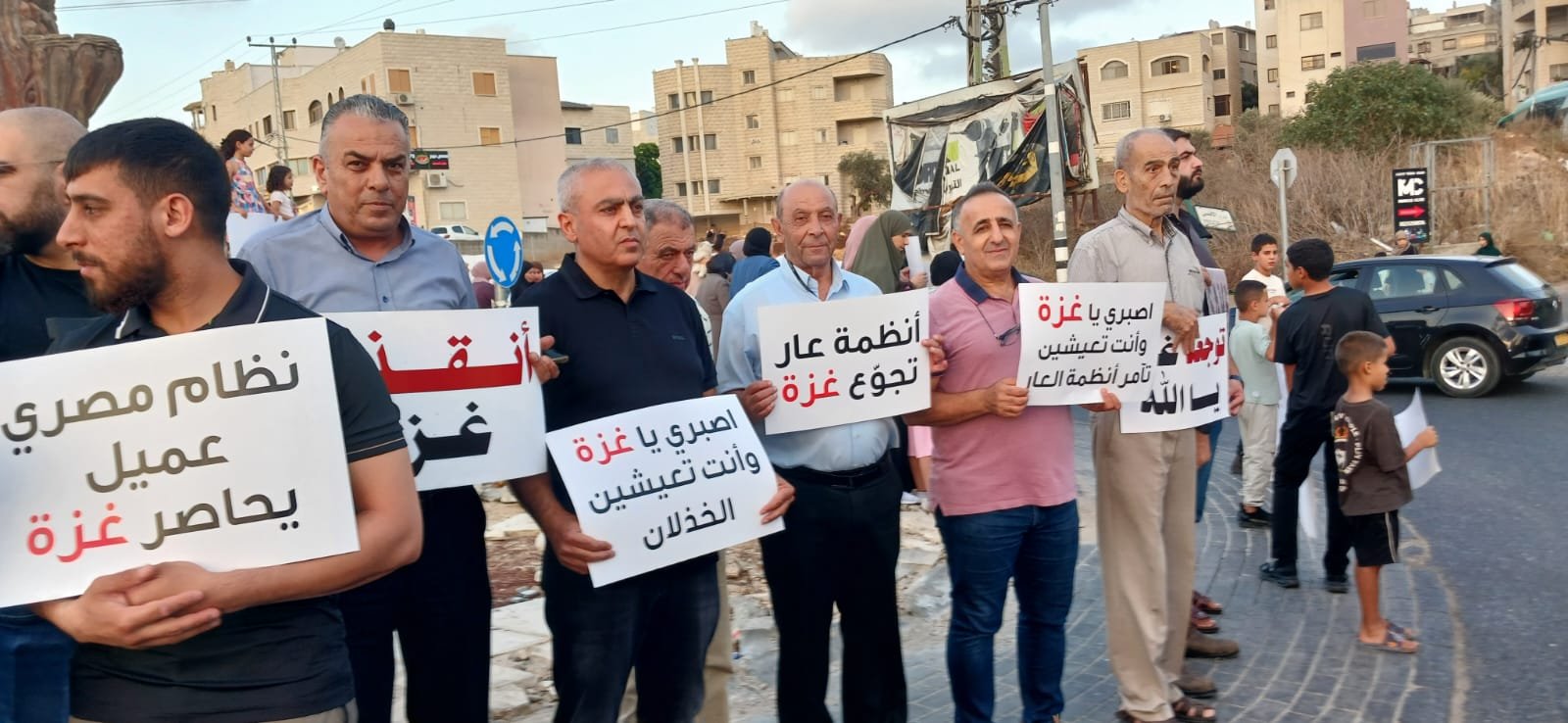 تظاهرة في عرابة تندد بحرب الإبادة والتجويع ضد الشعب الفلسطيني في غزة-0