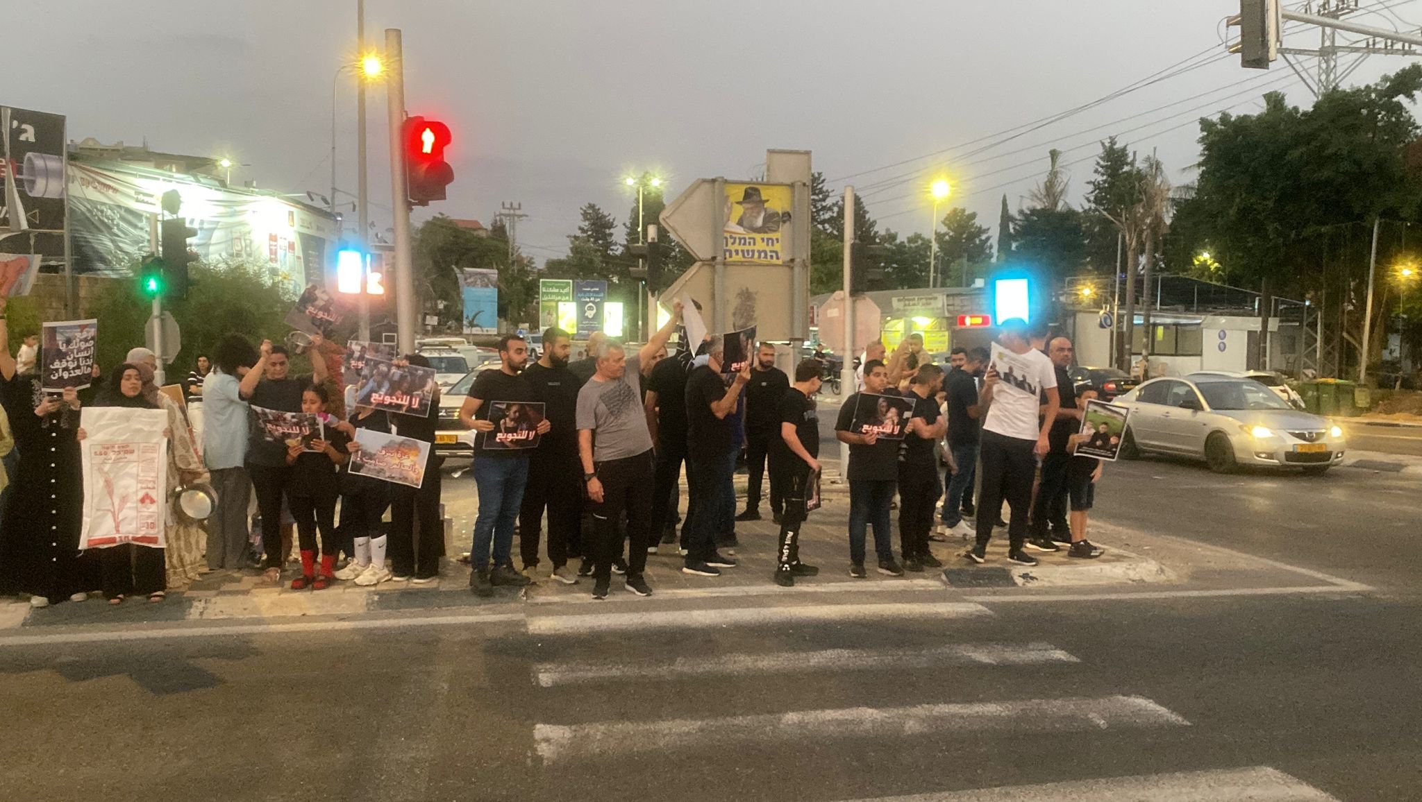 جلجولية: تظاهرة منددة بـ "حرب الإبادة والتجويع"-3