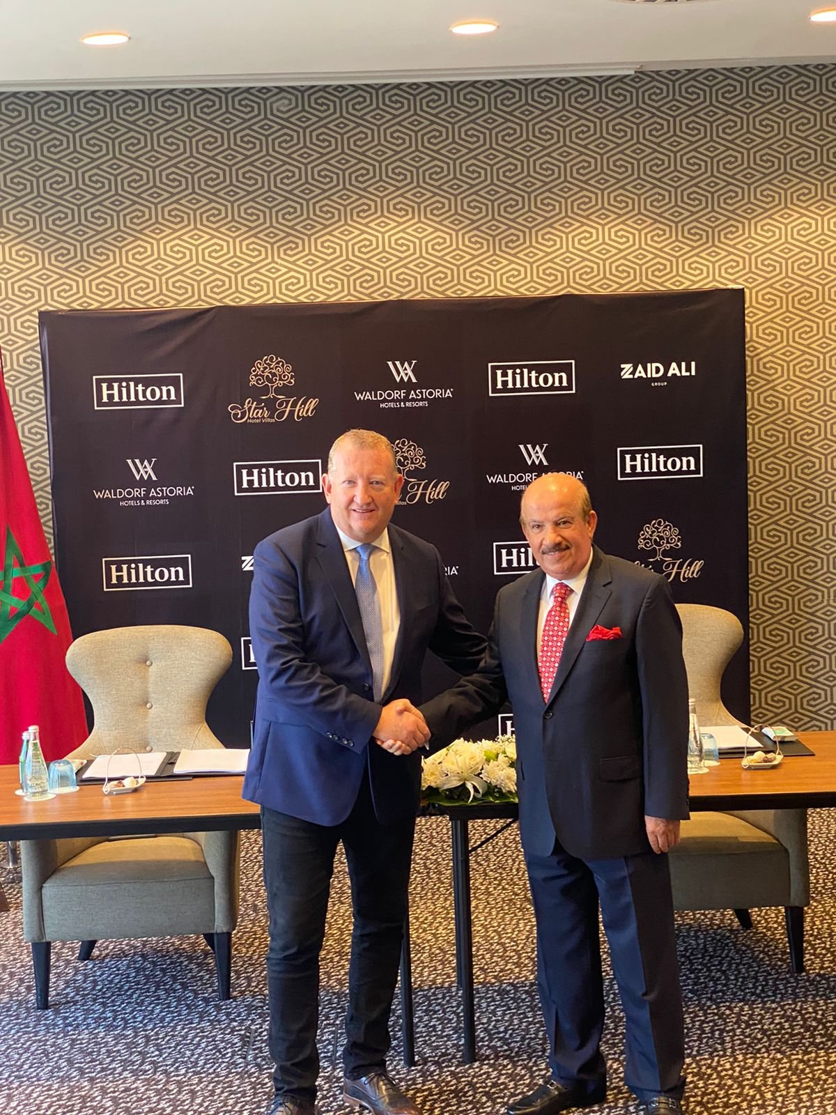 المغرب: رجل الأعمال الفلسطيني زيد علي شنابلة  يوقع مع مجموعة Hilton على اتفاقية ستشكل نقلة نوعية في السياحة المغربية-0