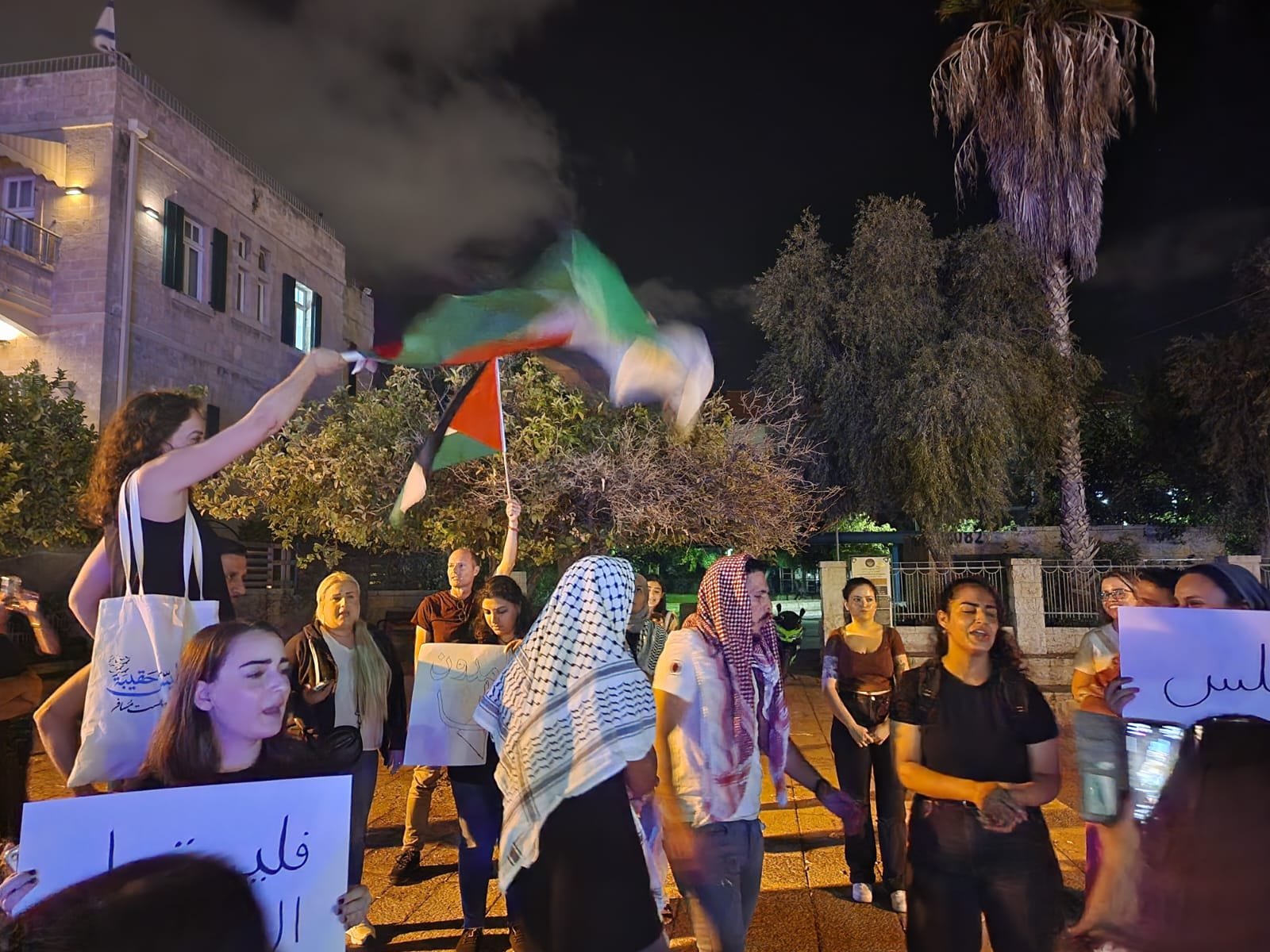 حيفا: ساحة الأسير تصرخ اسنادًا لجنين وضد جرائم الإحتلال-7