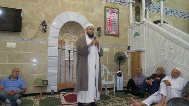 محاضرة قيمة في مسجد اللبابيدي لفضيلة الشيخ الدكتور محمد شاهر كبها‎-29