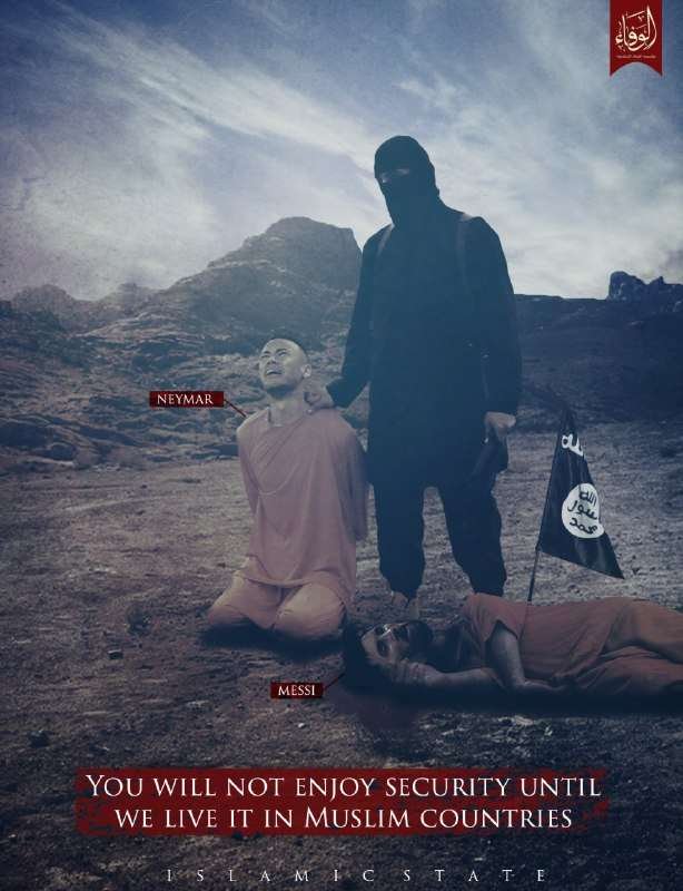 تنظيم داعش يهدد نجم باريس سان جيرمان-0