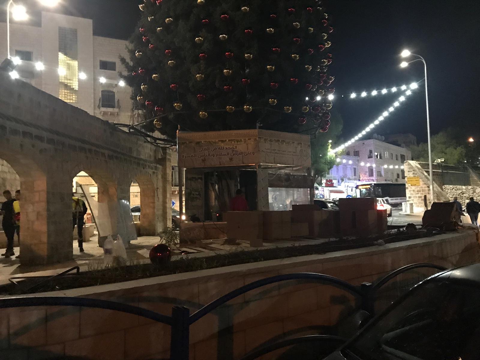 الناصرة تتحضر لإضاءة شجرة الميلاد الأحد -7