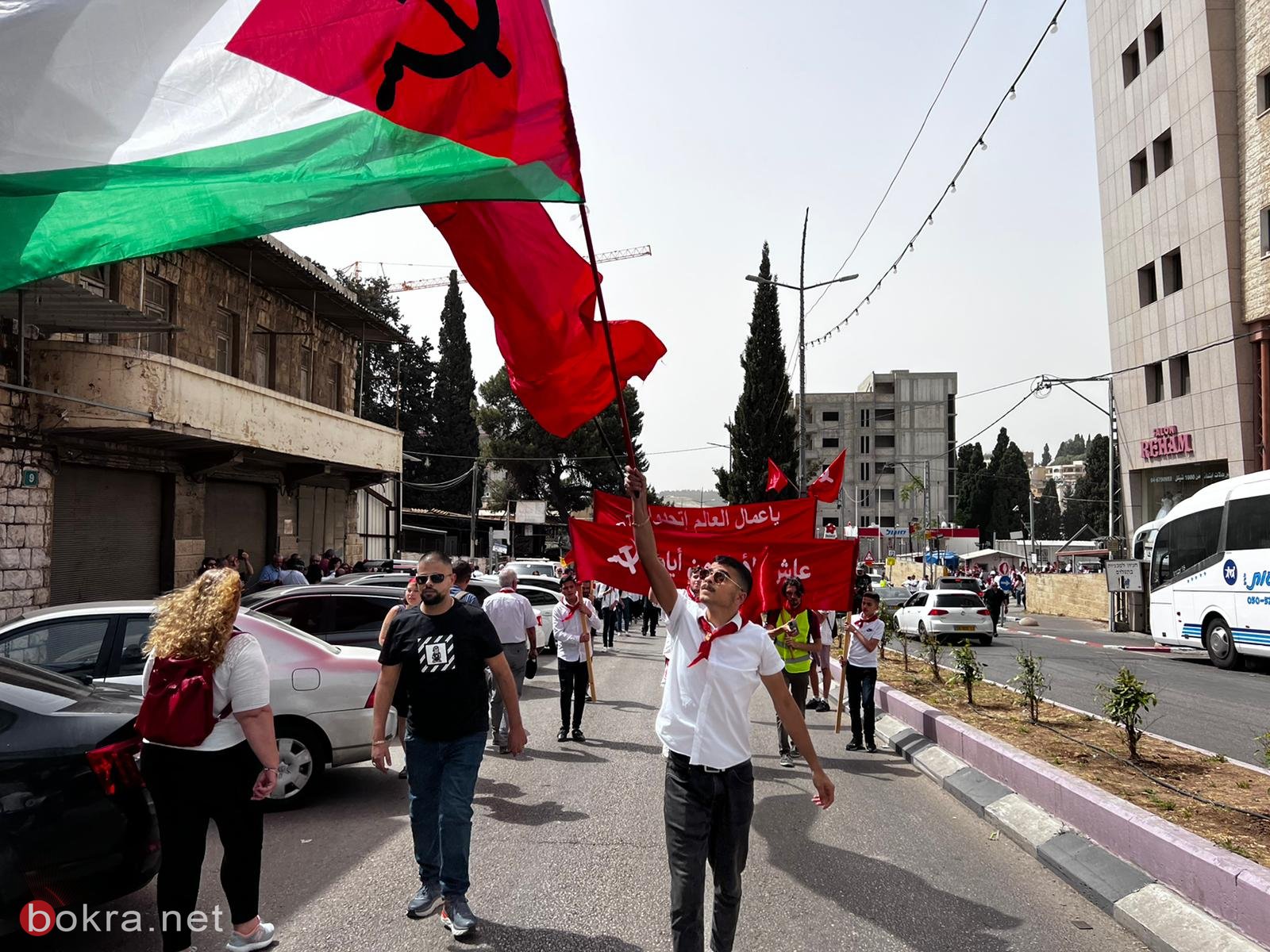 بمشاركة الآلاف.. انطلاق مسيرة الأول من أيار في الناصرة-1