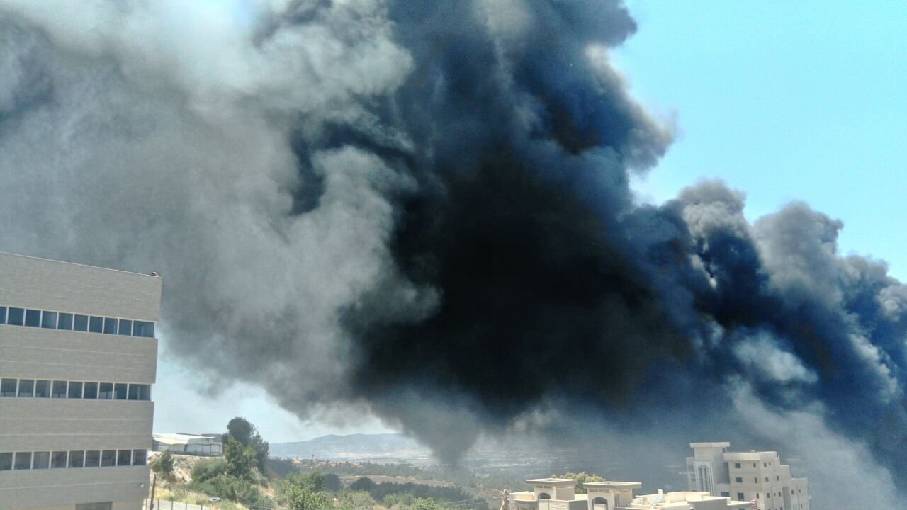 حرق اطارات، سبب الحريق الهائل بين يافة الناصرة والمجيدل-6