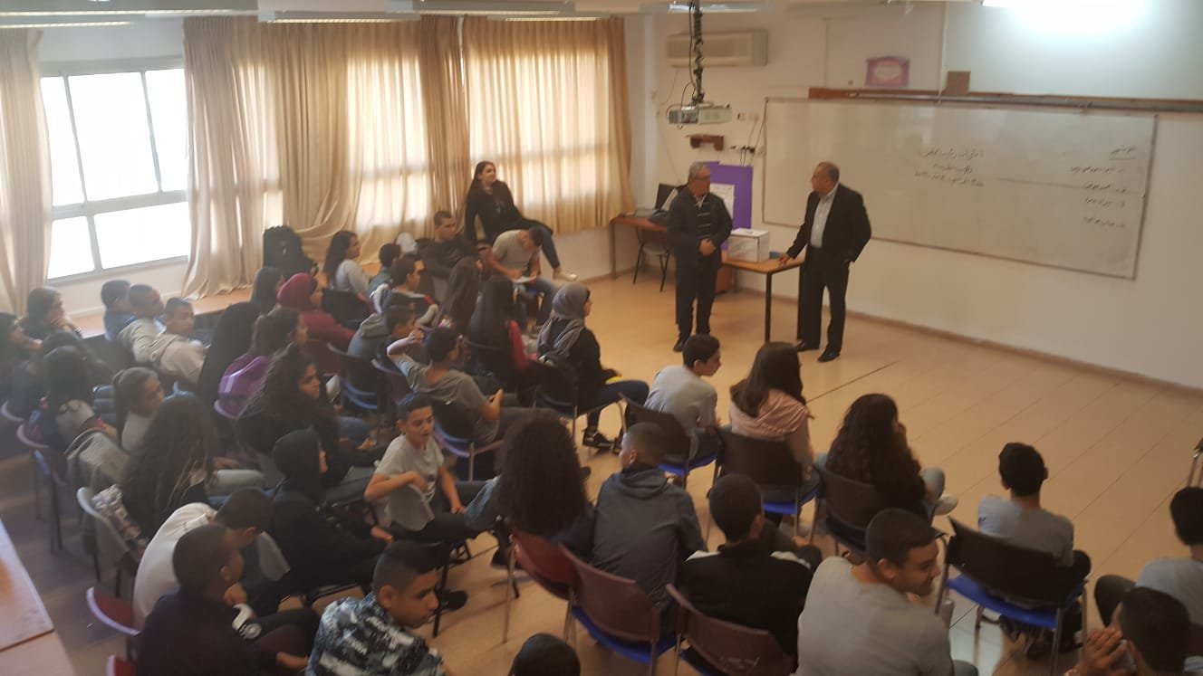 طلاب مدرسة أورط حلمي الشافعي – عكا ينتخبون رئيس مجلس جديد للعام الدراسي 2018-2019-5