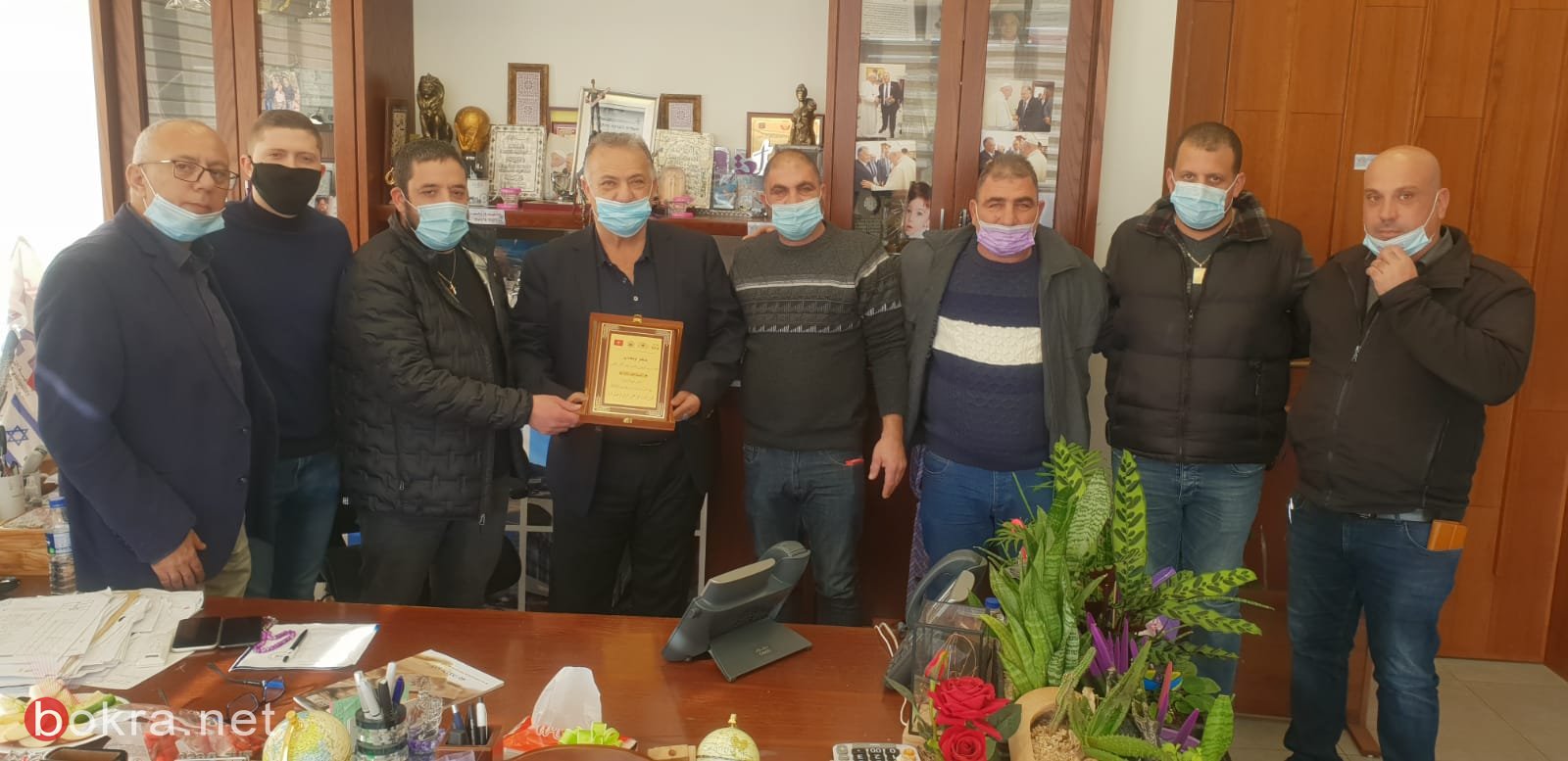 سريات كشافات الناصرة يكرمون رئيس البلدية-1