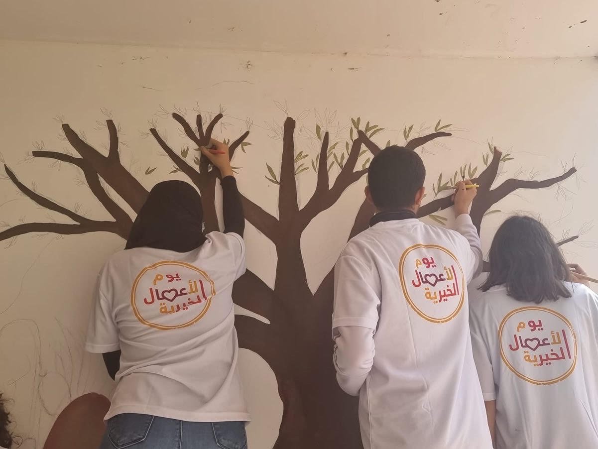 الناصرة: ثانوية بيت الحكمة تنظم يوم الأعمال الخيرية-1