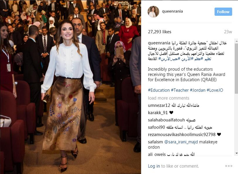 اطلالتك في رمضان من وحي أناقة الملكة رانيا-1