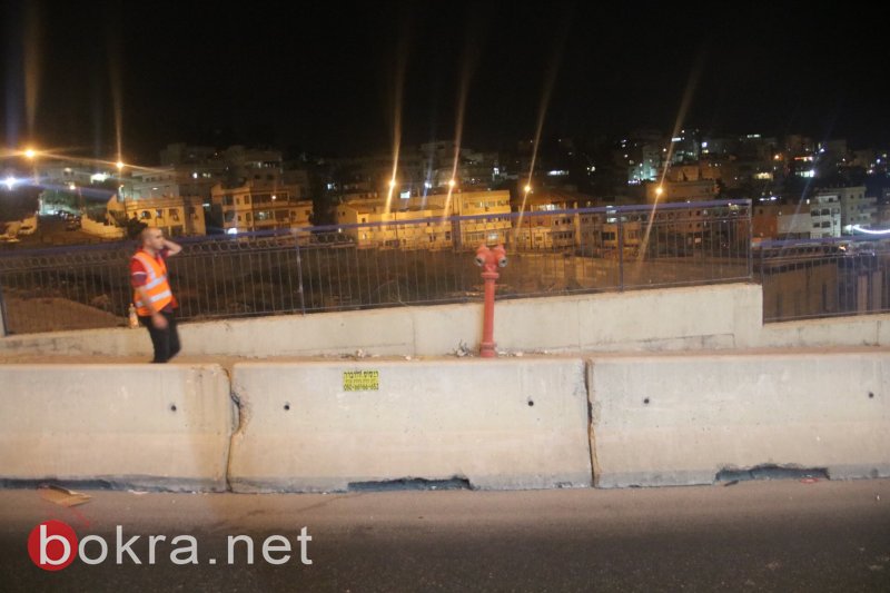 بلدية الناصرة تزيل الحواجز الاسمنتية المجاورة لجسر بئر الأمير-15