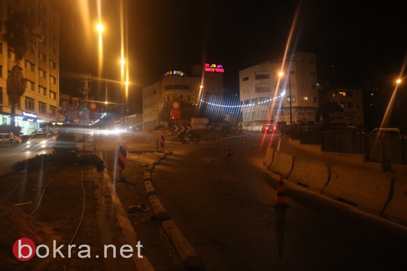 بلدية الناصرة تزيل الحواجز الاسمنتية المجاورة لجسر بئر الأمير-18