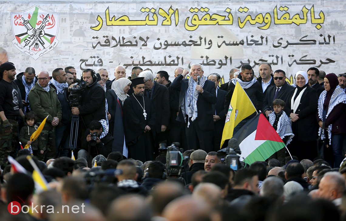 الفلسطينيون يحييون الذكرى الـ55 لانطلاقة الثورة وحركة فتح‎-5