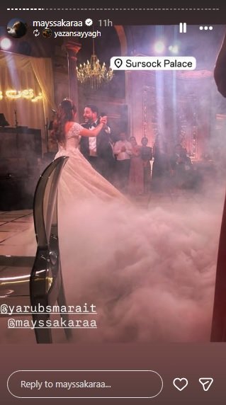 بعد زواجها مدنيّاً في الإمارات... فنانة لبنانيّة تزوّجت كنسيّاً وهذه هويّة عريسها الفنان العربيّ-1