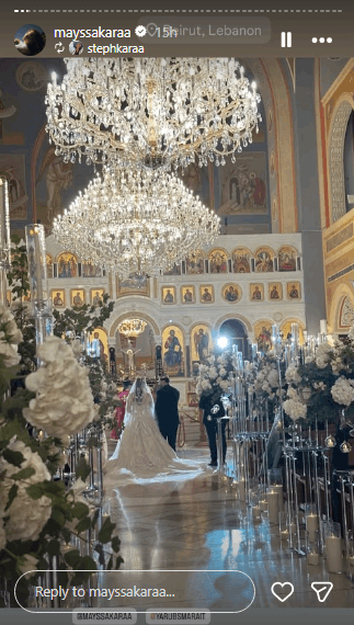 بعد زواجها مدنيّاً في الإمارات... فنانة لبنانيّة تزوّجت كنسيّاً وهذه هويّة عريسها الفنان العربيّ-4