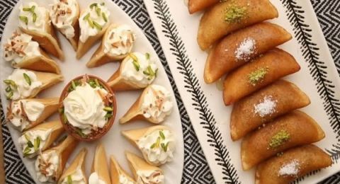 قطايف رمضان وطريقة تحضير العجينة والحشوات.. والفرق بينها وبين الكنافة