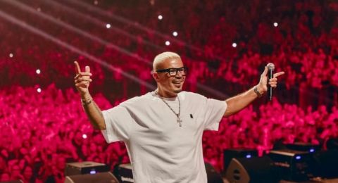 عمرو دياب يوقف حفله في دبي لتحية مصر بعد افتتاح المتحف المصري الكبير