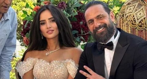 زينة ترد على شائعة زواجها من عمرو مهدي: الصور من كواليس 