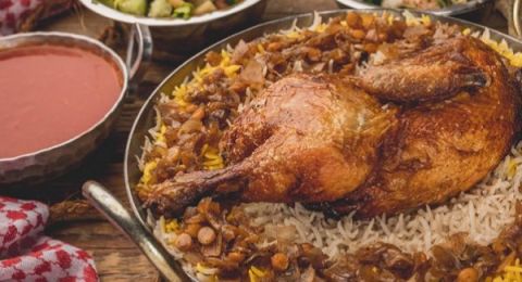 مجبوس الدجاج الإماراتي