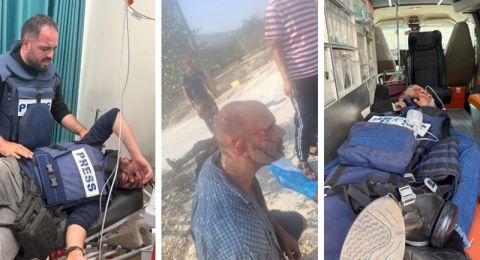 إصابة مسعفين وصحفيين في هجوم لمستوطنين ببلدة بيتا جنوب نابلس