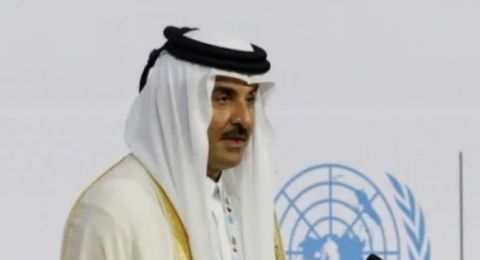 أمير قطر يدعو لدعم الفلسطينيين وإعادة إعمار غزة ويؤكد: التنمية لا تتحقق دون سلام