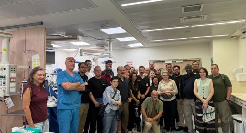 بعثة طبية دولية تزور المركز الطبي تسفون‎