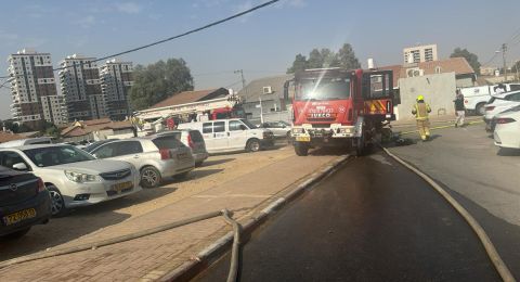 إصابة خطيرة لامرأة جراء حريق في شقة سكنية ببئر السبع